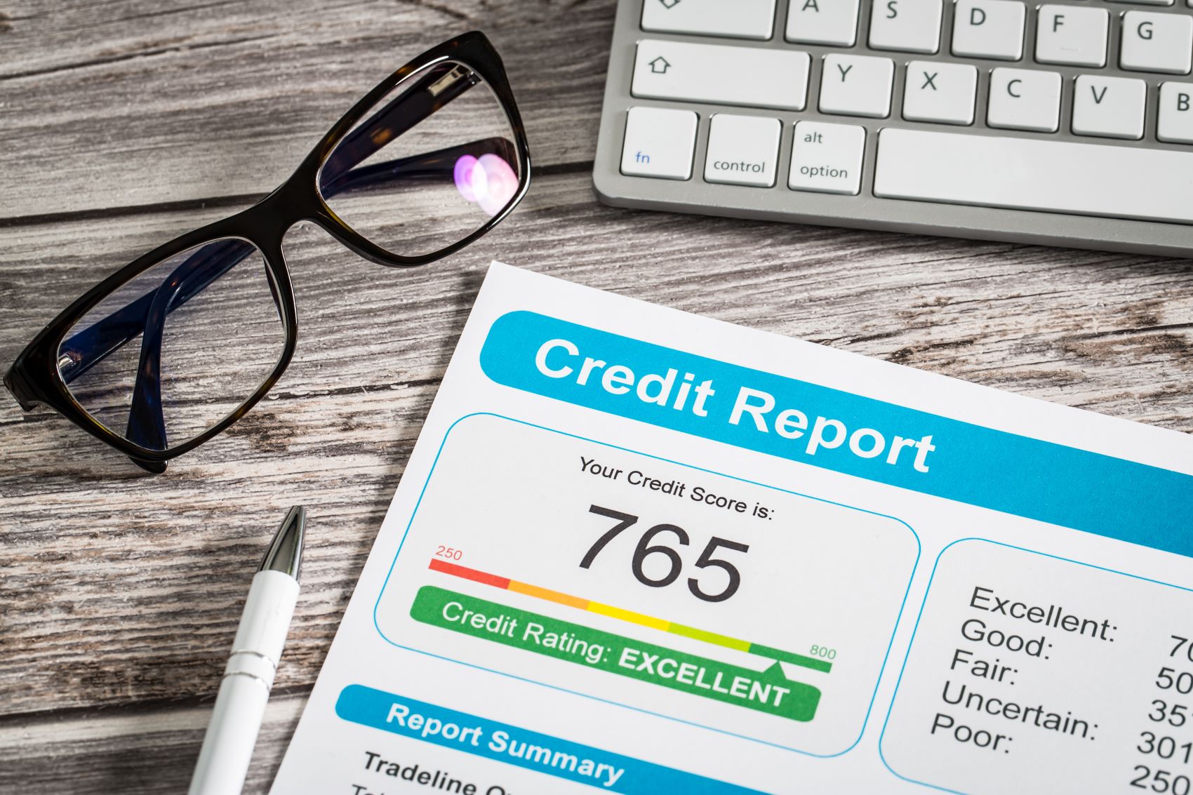 Real time credit score